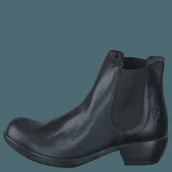 Fly London Make Black Svart Clearance