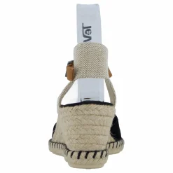 Verbenas Malena Serraje Negro Svart och Beige Outlet