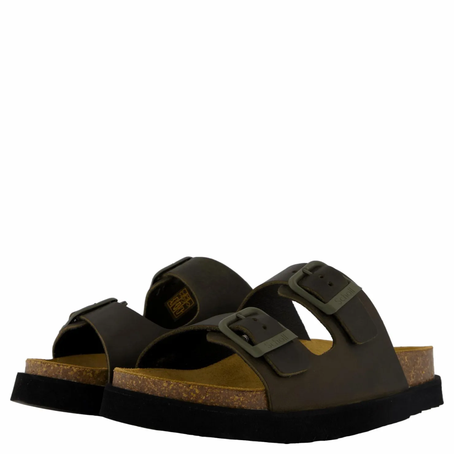 Scholl Malerra Ad Khaki Svart och Grön Discount