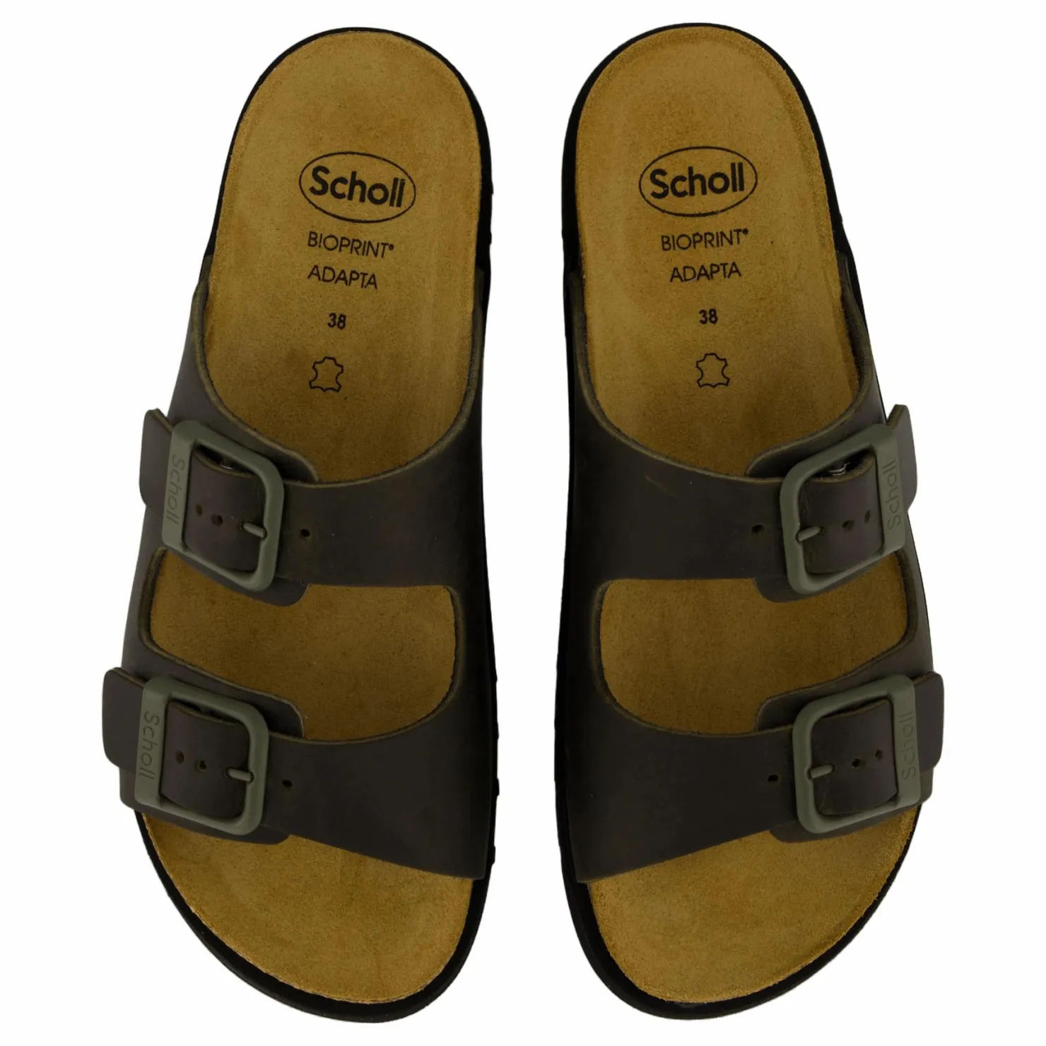 Scholl Malerra Ad Khaki Svart och Grön Discount