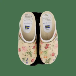 Mohedatoffeln Malin Flower Beige Outlet