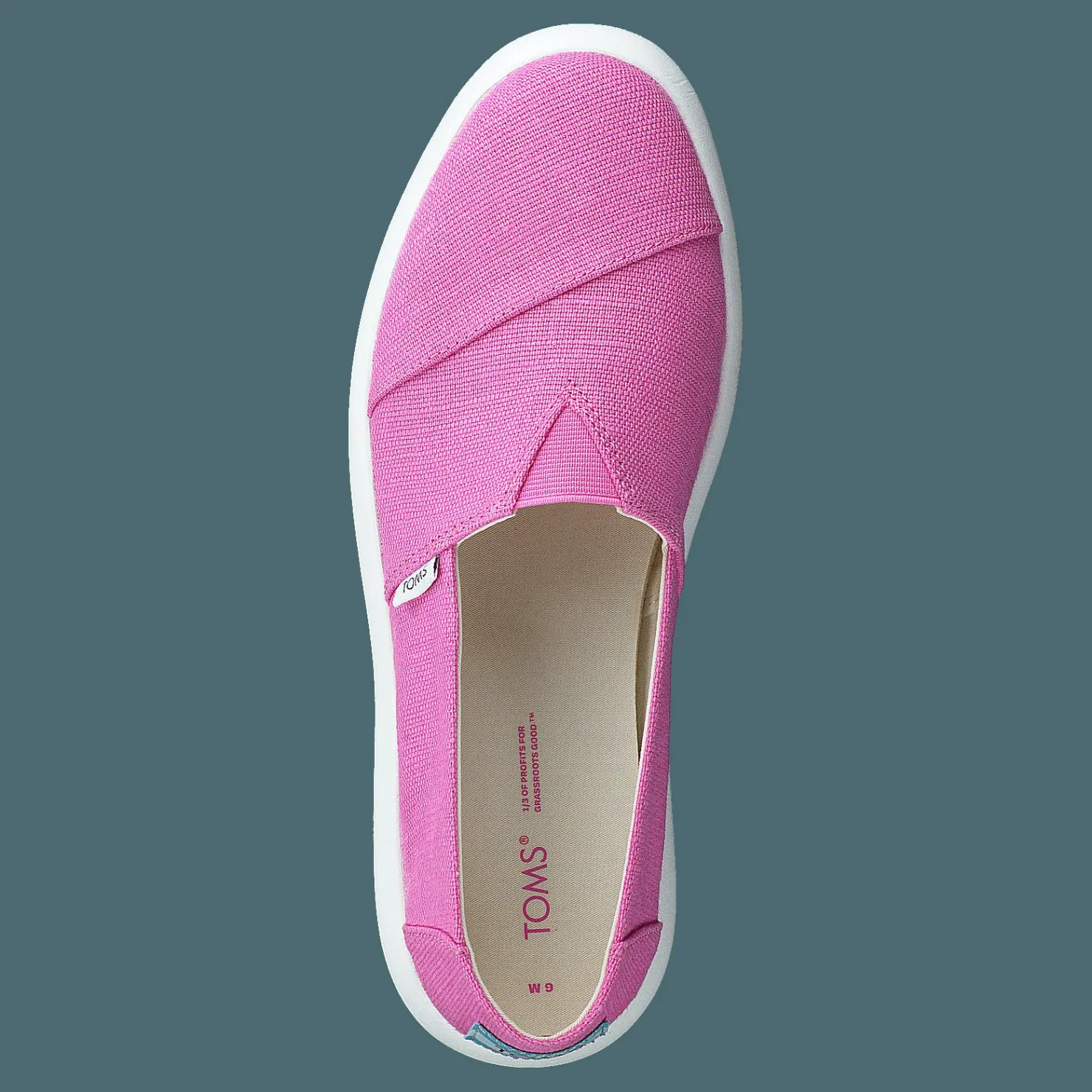 Toms Mallow Heritage Canvas Pink Rosa Hot
