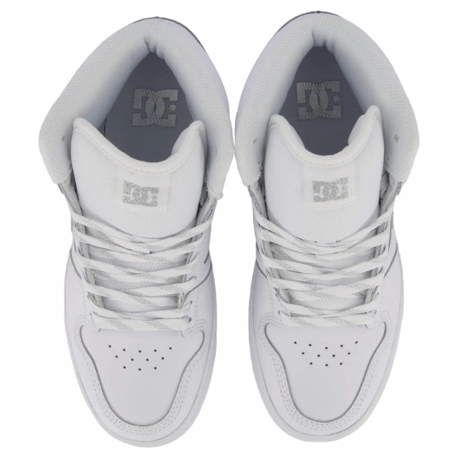 DC Shoes Manteca 4 Hi White/silver Vit Sale
