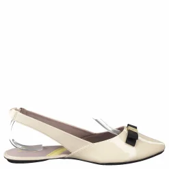 Butterfly Twists Maren Cream/black Patent Brun och Vit New