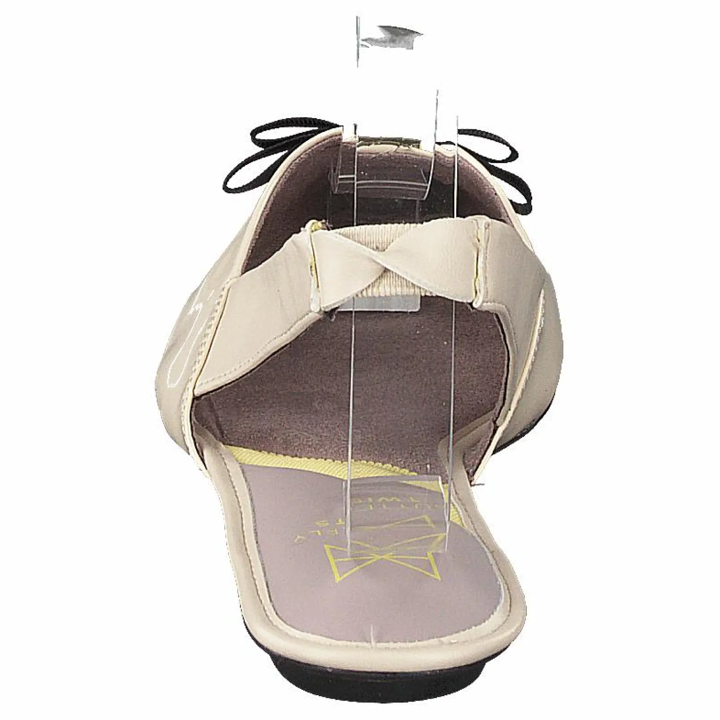 Butterfly Twists Maren Cream/black Patent Brun och Vit New