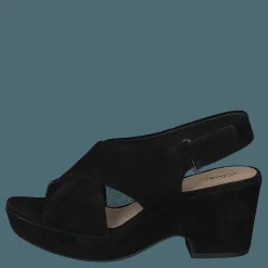 Clarks Maritsa Lara Black Suede Svart Hot