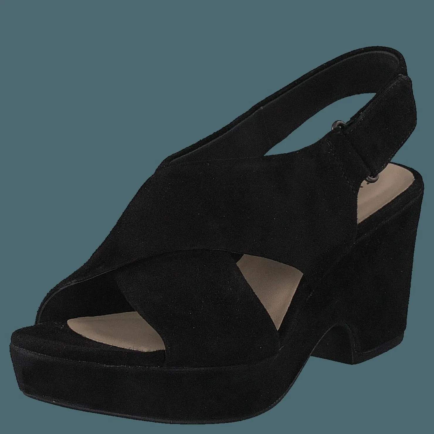 Clarks Maritsa Lara Black Suede Svart Hot