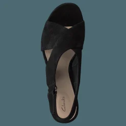 Clarks Maritsa Lara Black Suede Svart Hot