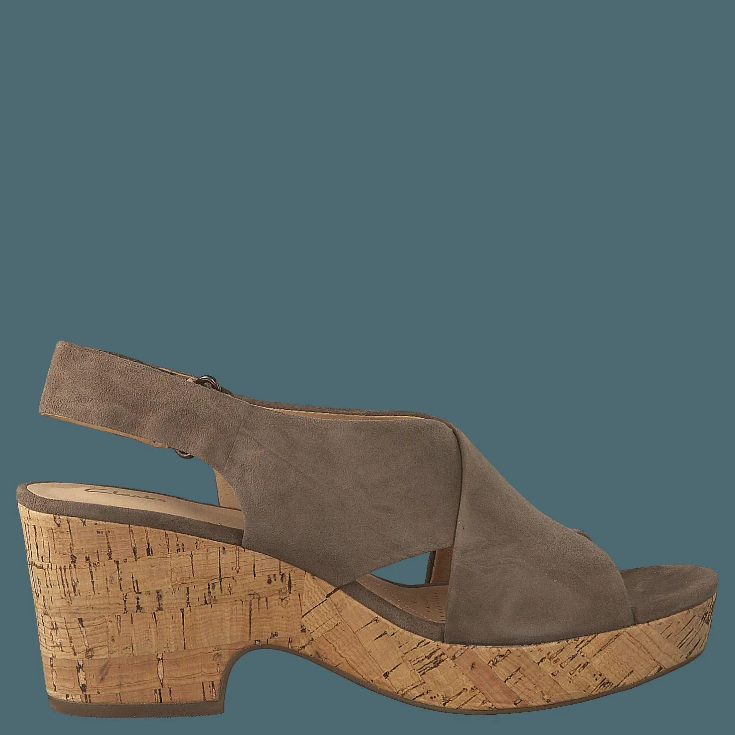 Clarks Maritsa Lara Olive Suede Brun Best