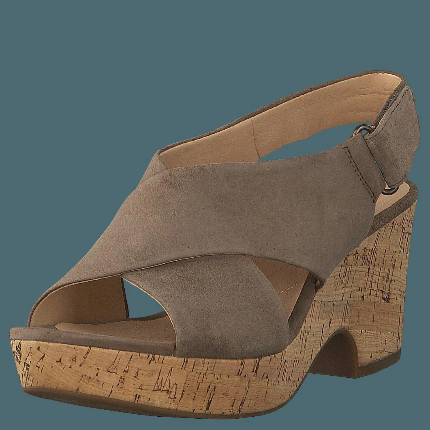 Clarks Maritsa Lara Olive Suede Brun Best