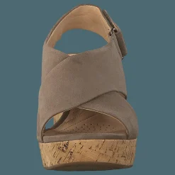 Clarks Maritsa Lara Olive Suede Brun Best