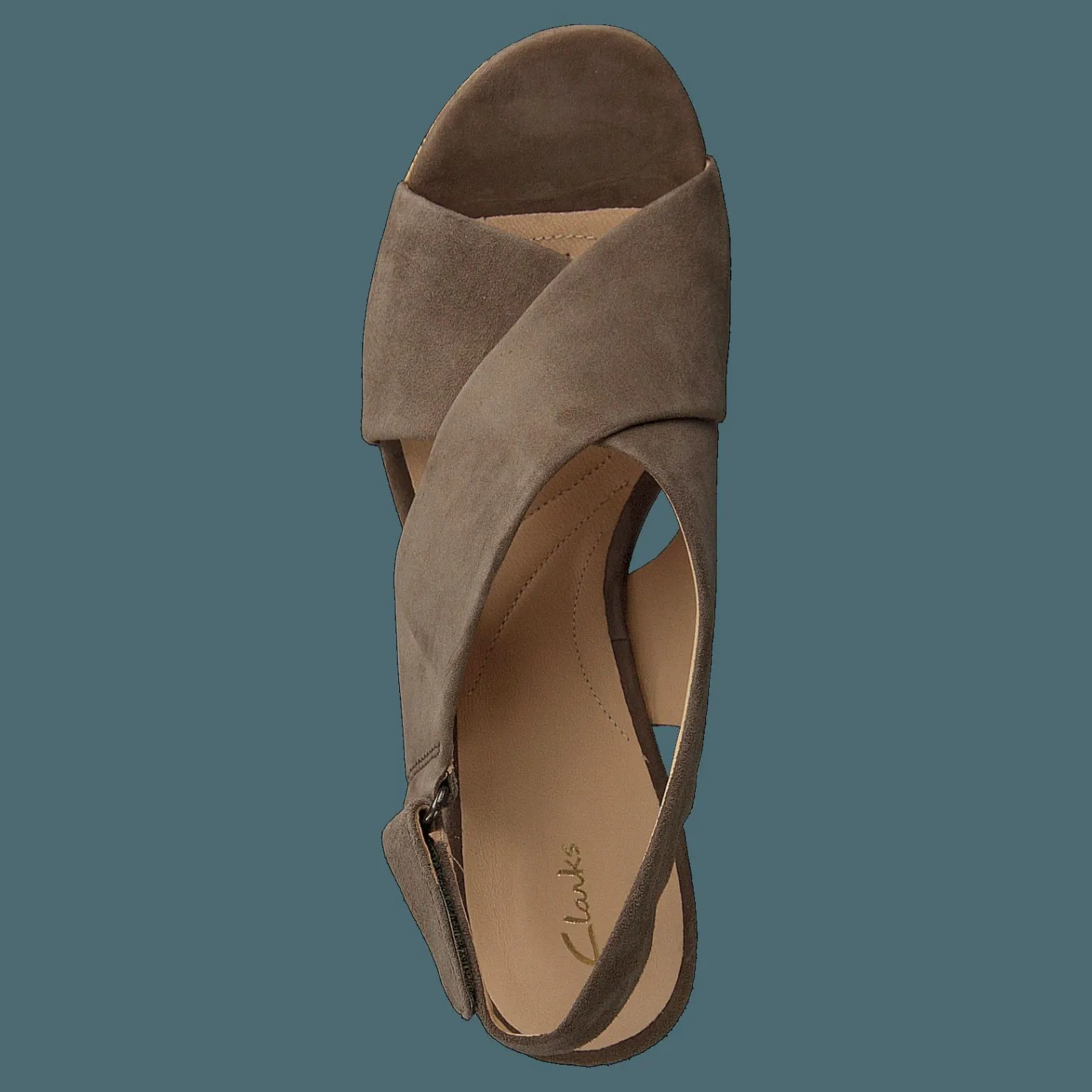 Clarks Maritsa Lara Olive Suede Brun Best