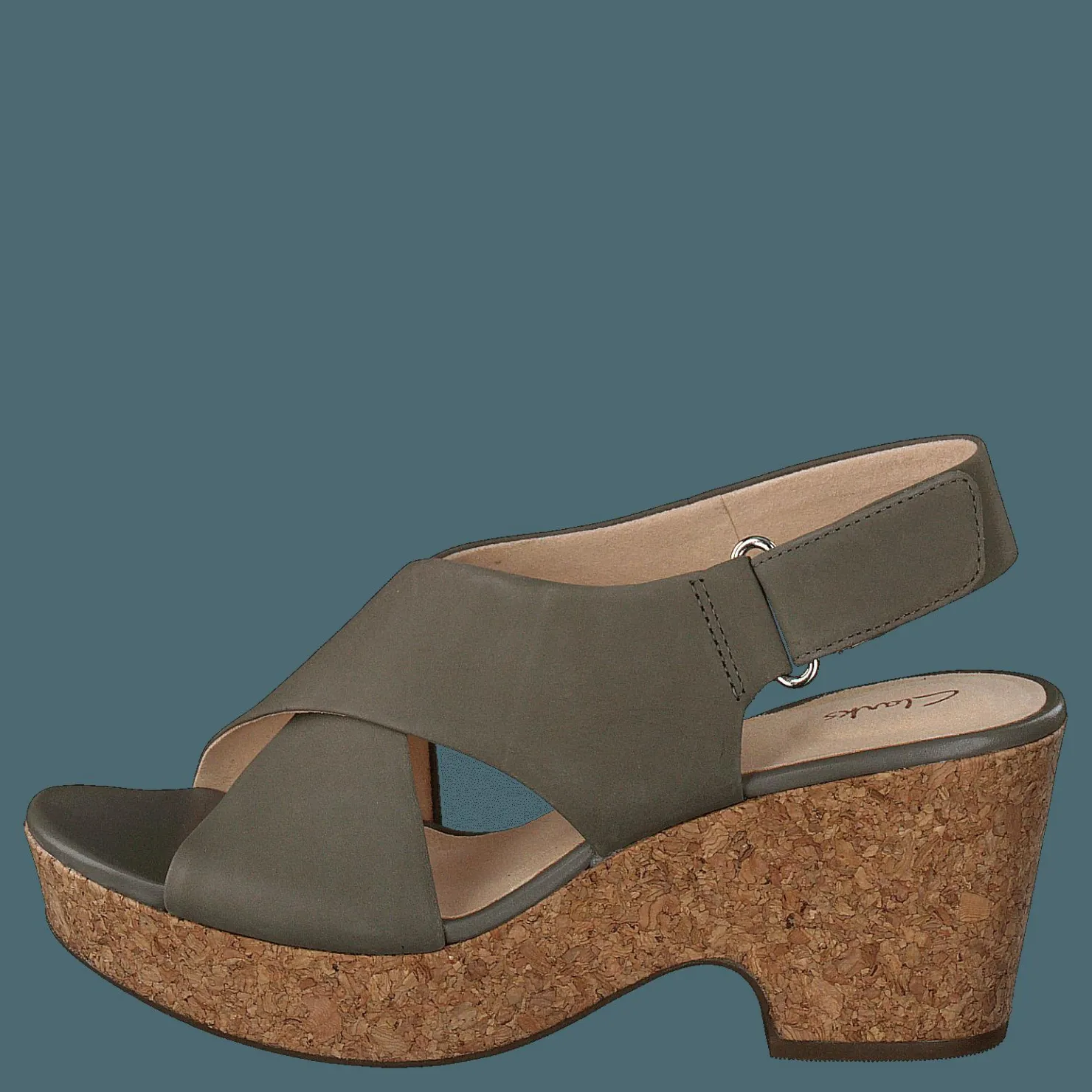 Clarks Maritsa Lara Sage Nubuck Brun