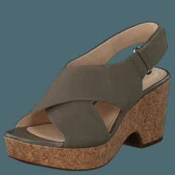 Clarks Maritsa Lara Sage Nubuck Brun