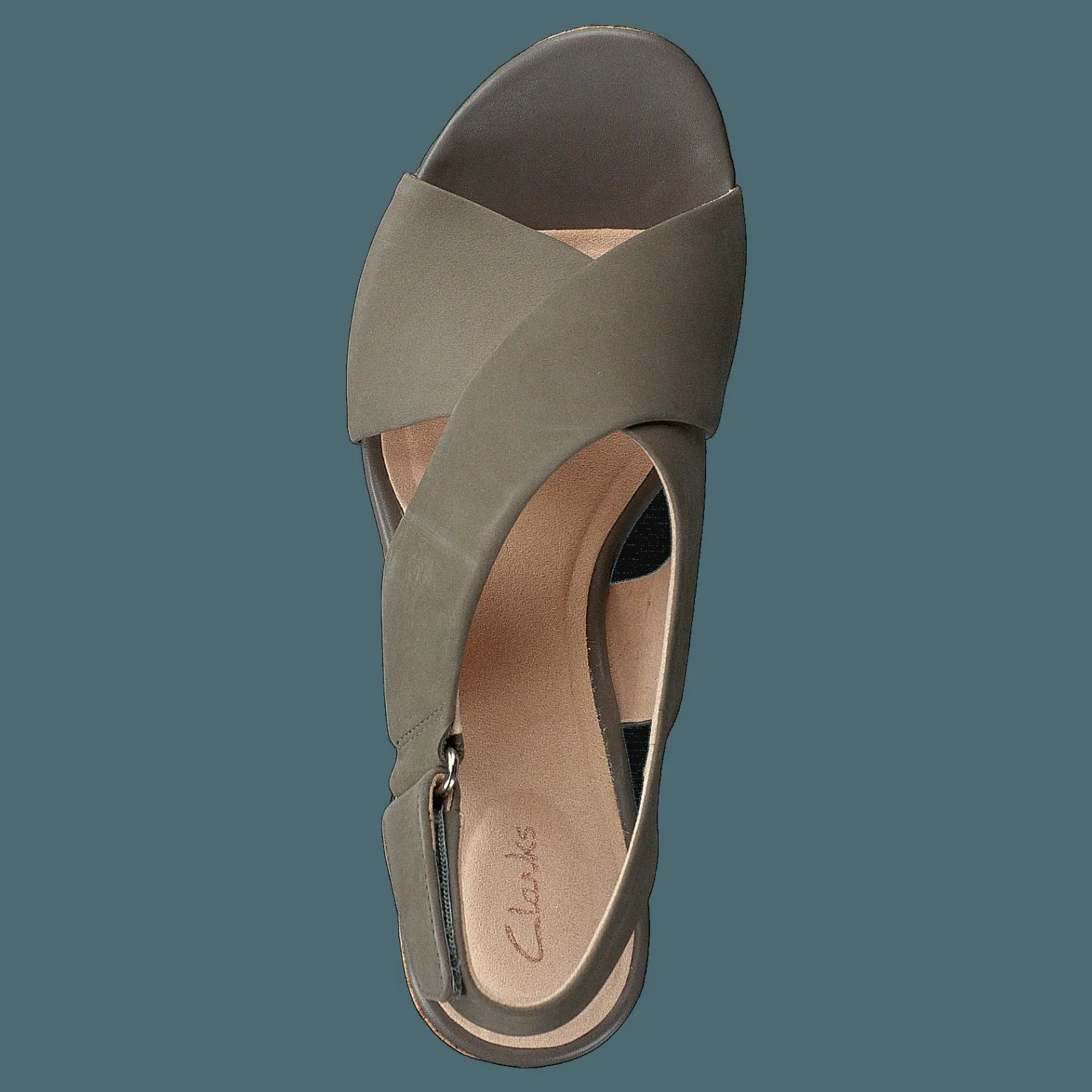 Clarks Maritsa Lara Sage Nubuck Brun
