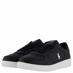 Ralph Lauren Junior Masters Court J-black/white Pp Svart Sale
