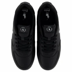 Ralph Lauren Junior Masters Court J-black/white Pp Svart Sale