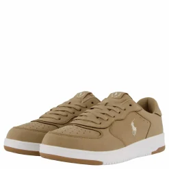Ralph Lauren Junior Masters Court J-classic Khaki Super Suede/cr Beige Hot