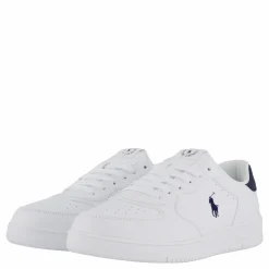 Ralph Lauren Junior Masters Court J-white / Navy Tumbled Vit Best