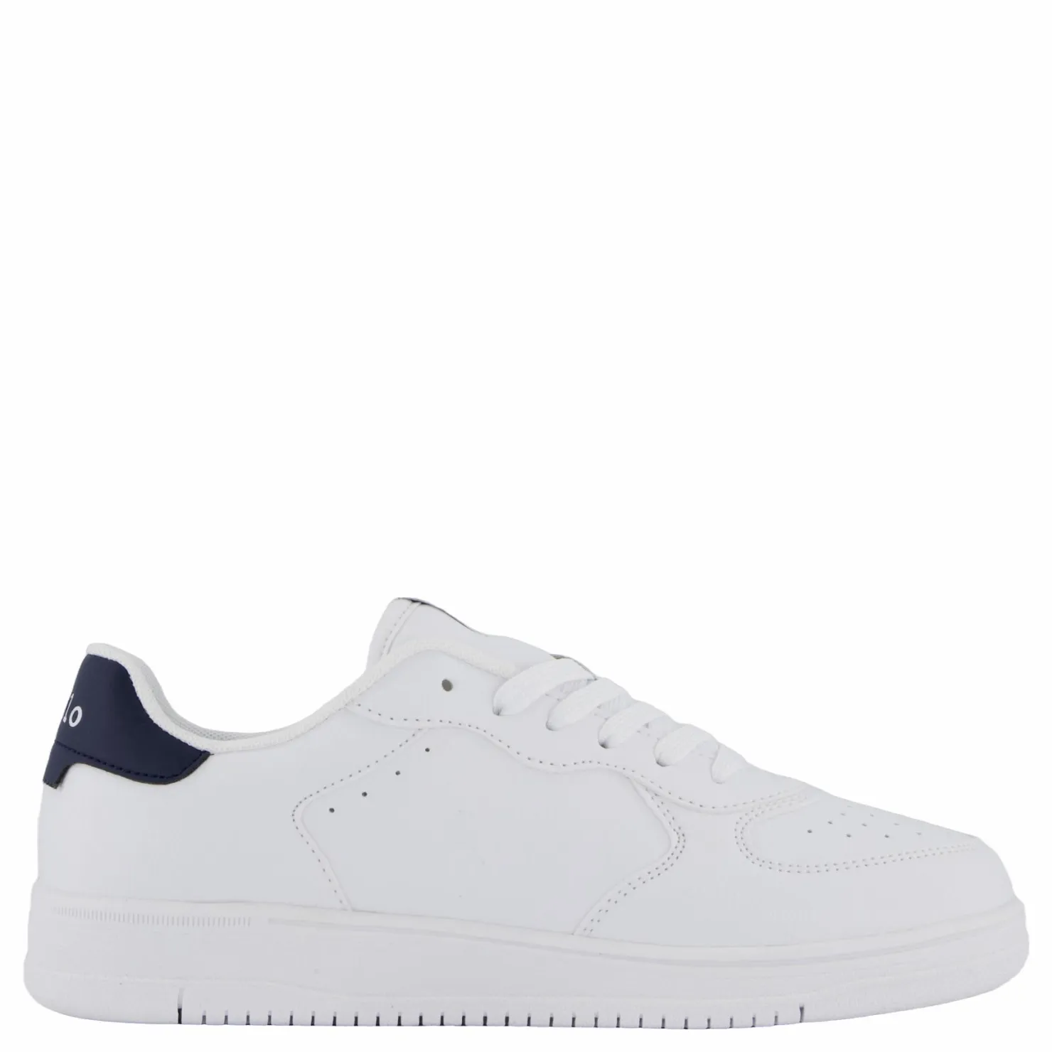 Ralph Lauren Junior Masters Court J-white / Navy Tumbled Vit Best