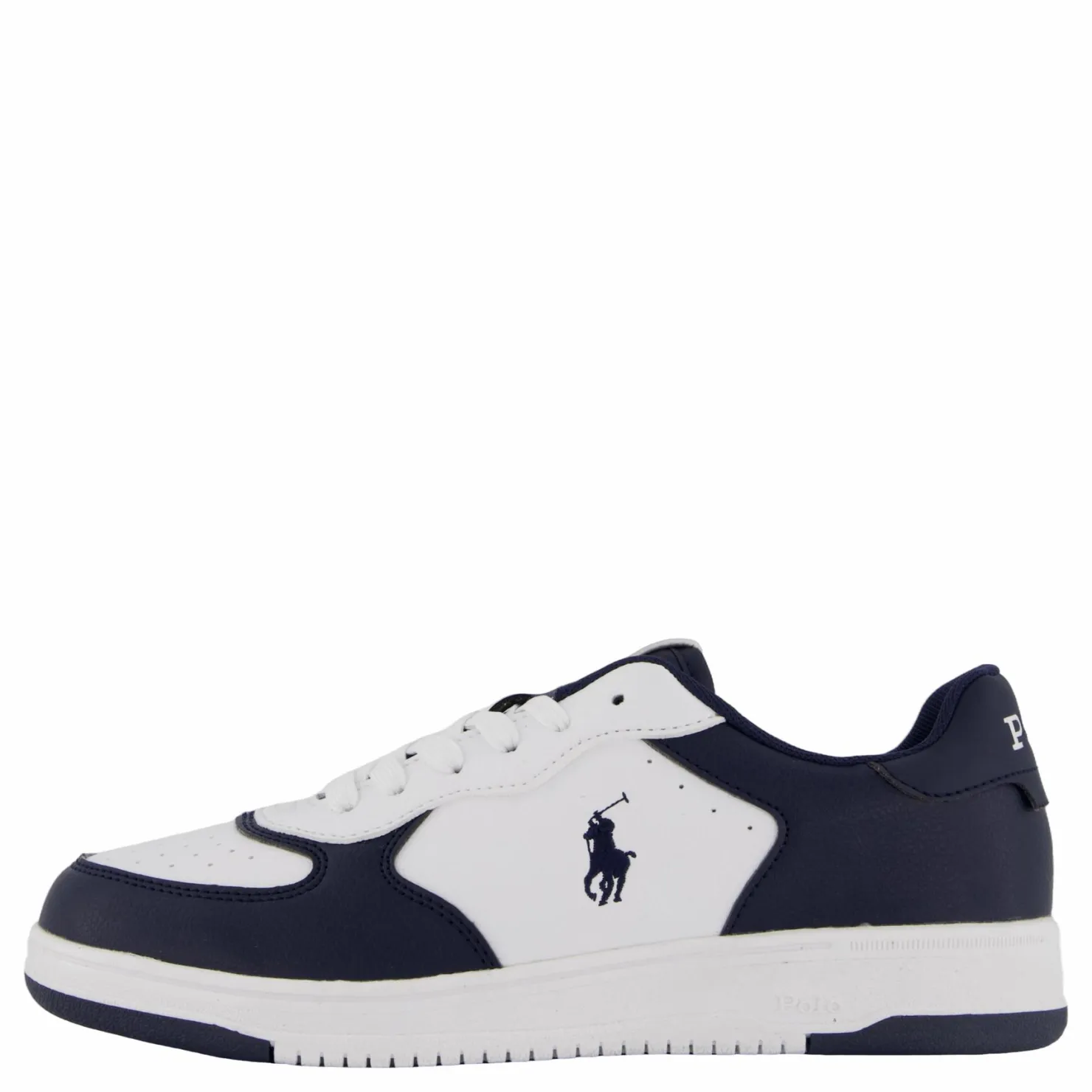 Ralph Lauren Junior Masters Court J-white Tumbled/navy Flerfärgad New