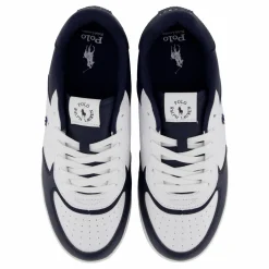 Ralph Lauren Junior Masters Court J-white Tumbled/navy Flerfärgad New