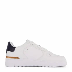 Polo Ralph Lauren Masters Court Leather Sneaker White/Navy PP Vit Clearance