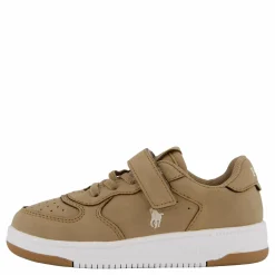 Ralph Lauren Junior Masters Court Ps C-khaki Super Suede/cream Pp Beige Hot