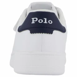 Ralph Lauren Junior Masters Court Ps C-'white / Navy Tumbled Vit Online