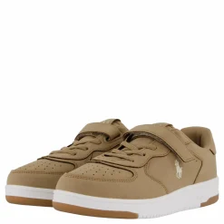 Ralph Lauren Junior Masters Court Ps T-khaki Super Suede / Cream Pp Beige Clearance