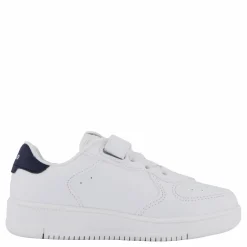 Ralph Lauren Junior Masters Court Ps T-'white / Navy Tumbled Vit Discount