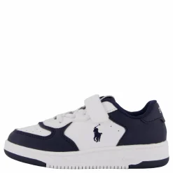 Ralph Lauren Junior Masters Court Ps T-white Tumbled/navy Flerfärgad Sale