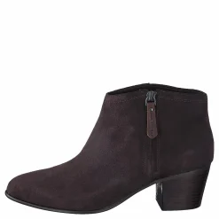 Clarks Maypearl Alice Dark Brown Suede Svart Clearance