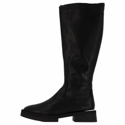 Steve Madden Medellyn High Boots Black Leather Svart