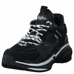 Buffalo Mellow S1 Black/white Svart Outlet