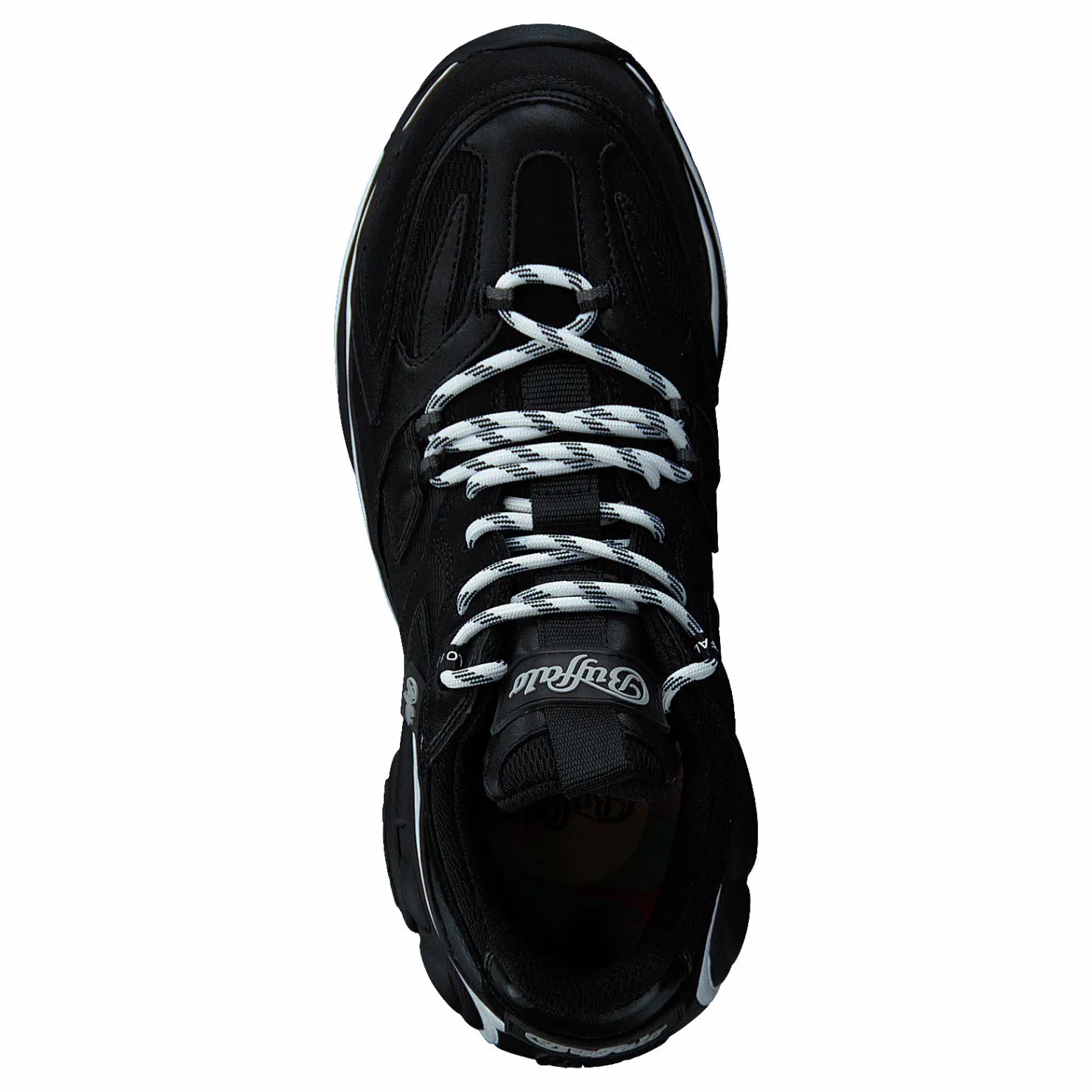 Buffalo Mellow S1 Black/white Svart Outlet