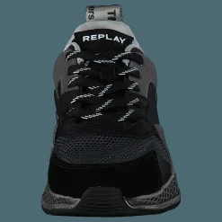 Replay Melville Ch Grey Black Grå och Svart