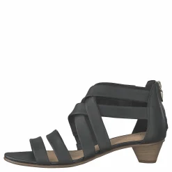 Clarks Mena Silk Black Leather Grå Hot
