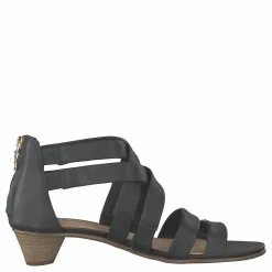 Clarks Mena Silk Black Leather Grå Hot
