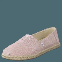 Toms Metallic Woven Rope Chalky Pink Röd, Lila och Beige Hot