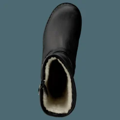 Johnny Bulls Mid Boot Warm lining Black/Silver Svart Online