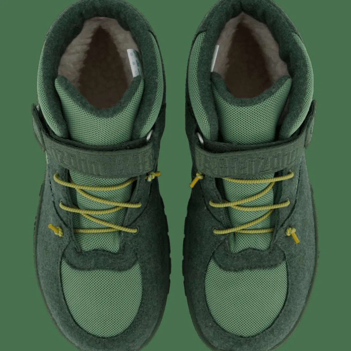 Affenzahn Mid Boot Wool Dreamer Forest Green New