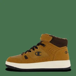 Champion Mid Cut Shoe Rebound Mid Winte Yellow Cream Brun Best