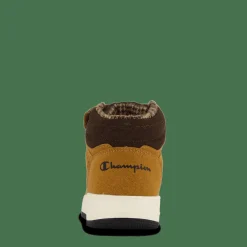 Champion Mid Cut Shoe Rebound Mid Winte Yellow Cream Brun Best