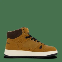 Champion Mid Cut Shoe Rebound Mid Winte Yellow Cream Brun Best