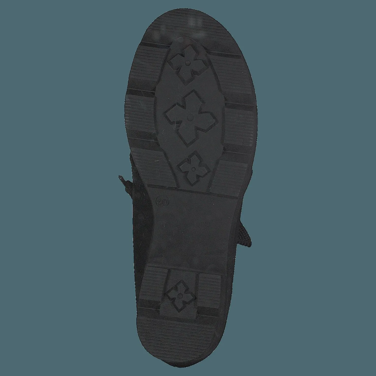 Johnny Bulls Mid Lace Boot Black/silver Silver och Svart Hot