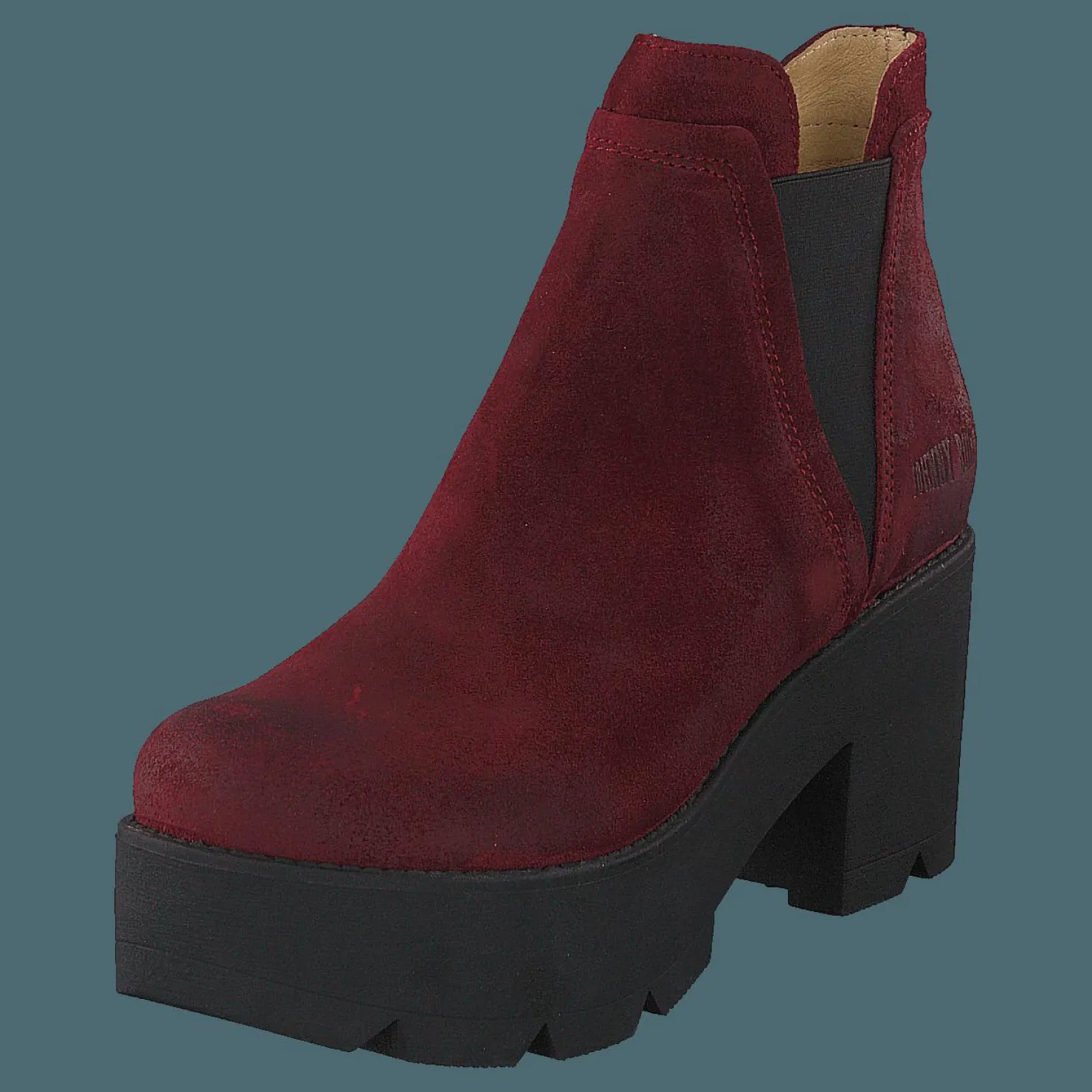 Johnny Bulls Mid Platform Boot Bordo Röd Outlet