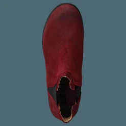 Johnny Bulls Mid Platform Boot Bordo Röd Outlet