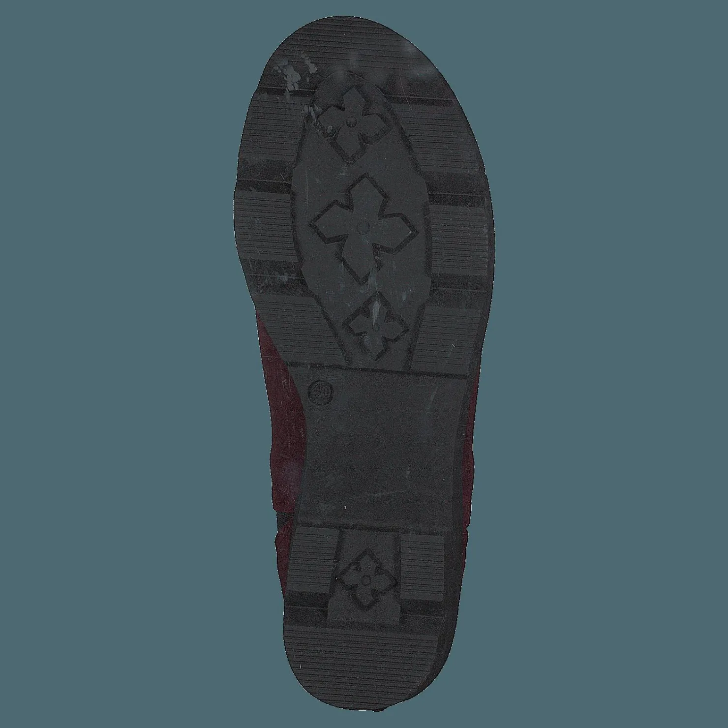 Johnny Bulls Mid Platform Boot Bordo Röd Outlet