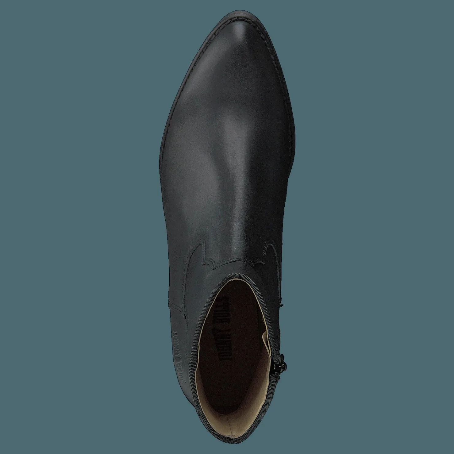 Johnny Bulls Mid Zip Boot Black Svart